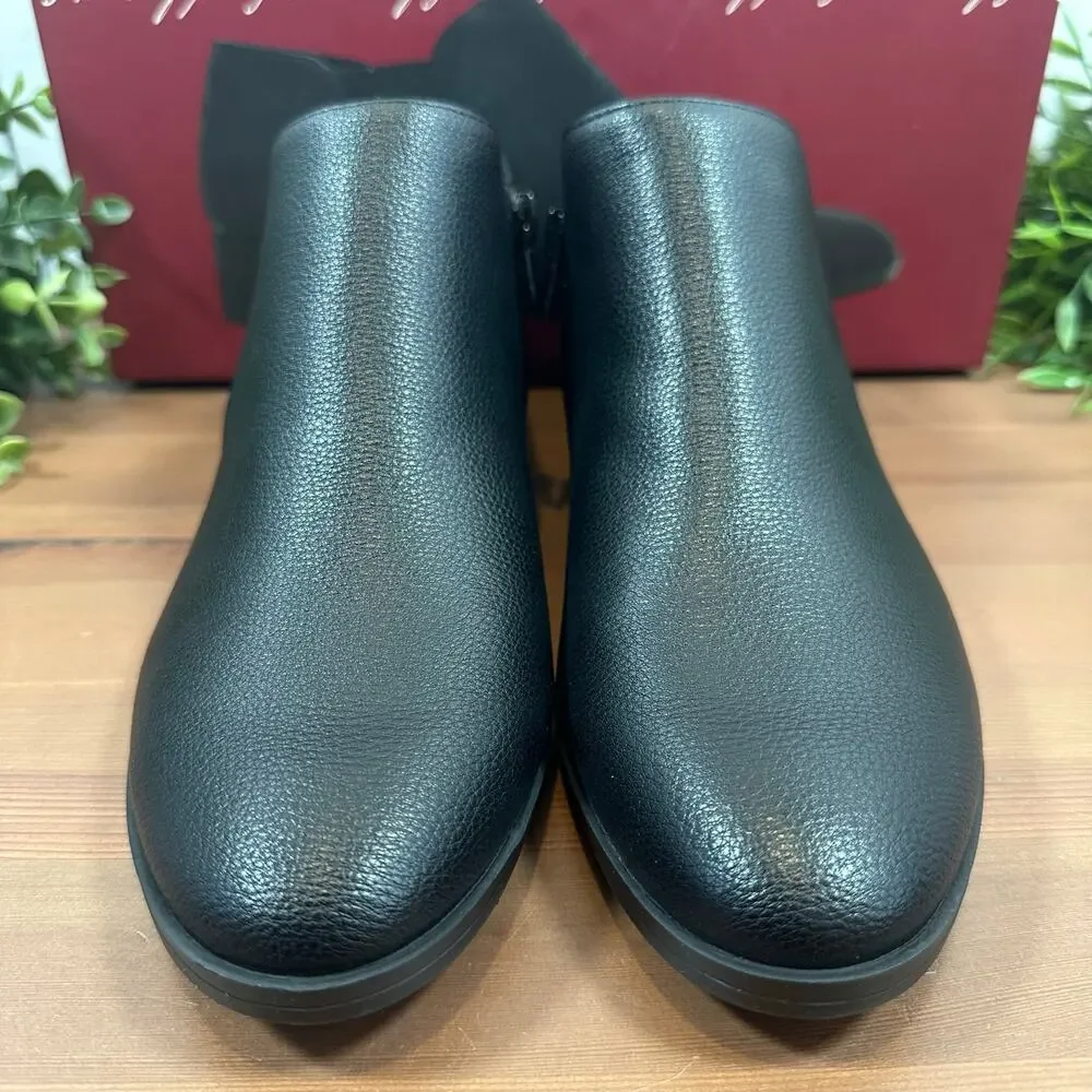 Kensie Women's Sammy Black‎ Ankle Boots Bootie Size 6